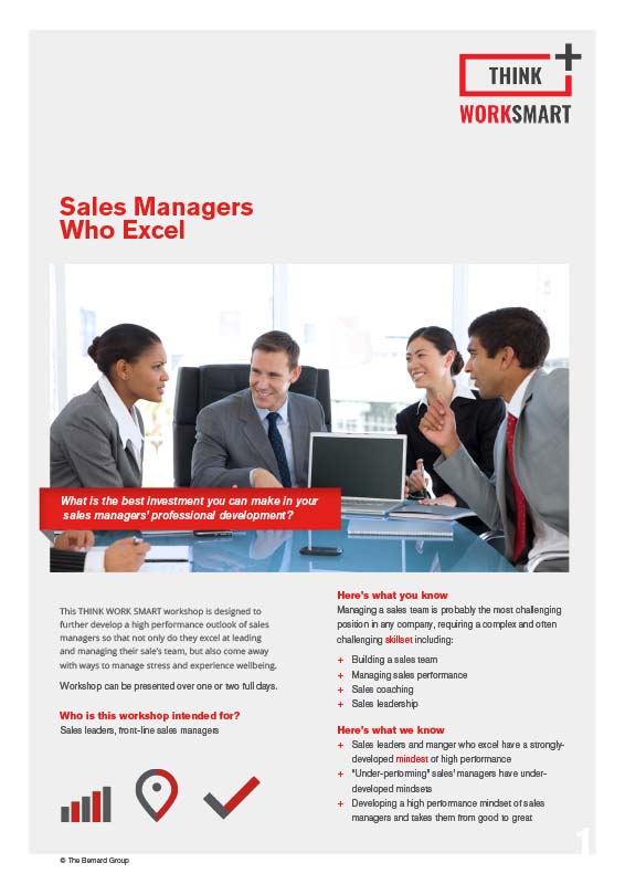 TWS HPMW Sales Managers Who Excel 1