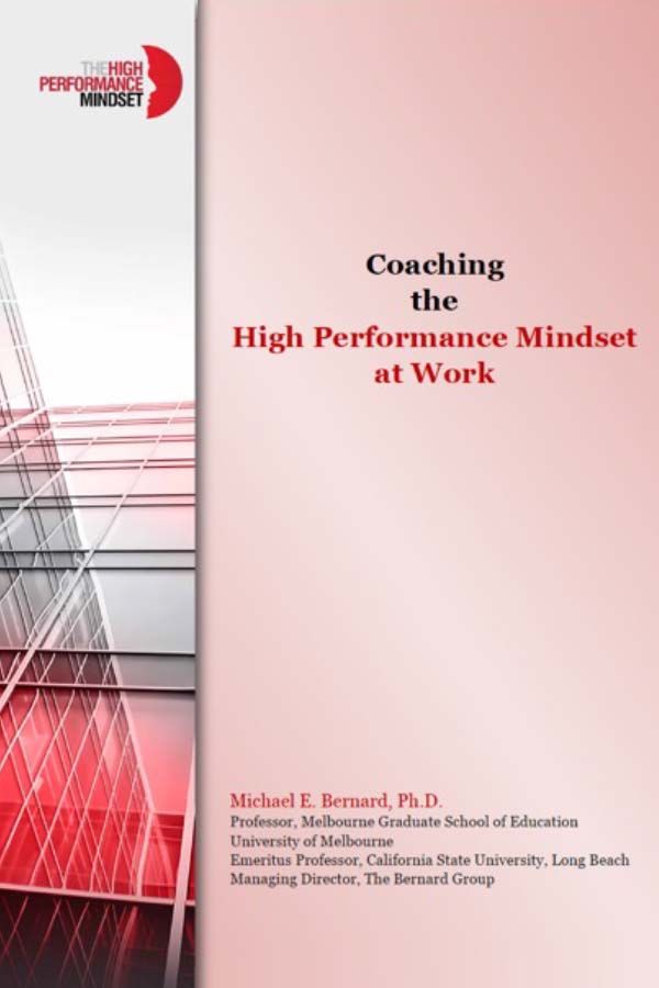 Coaching the High Performance Mindset at Work